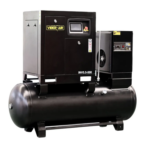 Гвинтовий компресор з осушувачем та інвертором Viber-Air INV5.5-500 5.5kW 500l 400V &mdash; профессиональное оборудование VIBER-SYSTEM